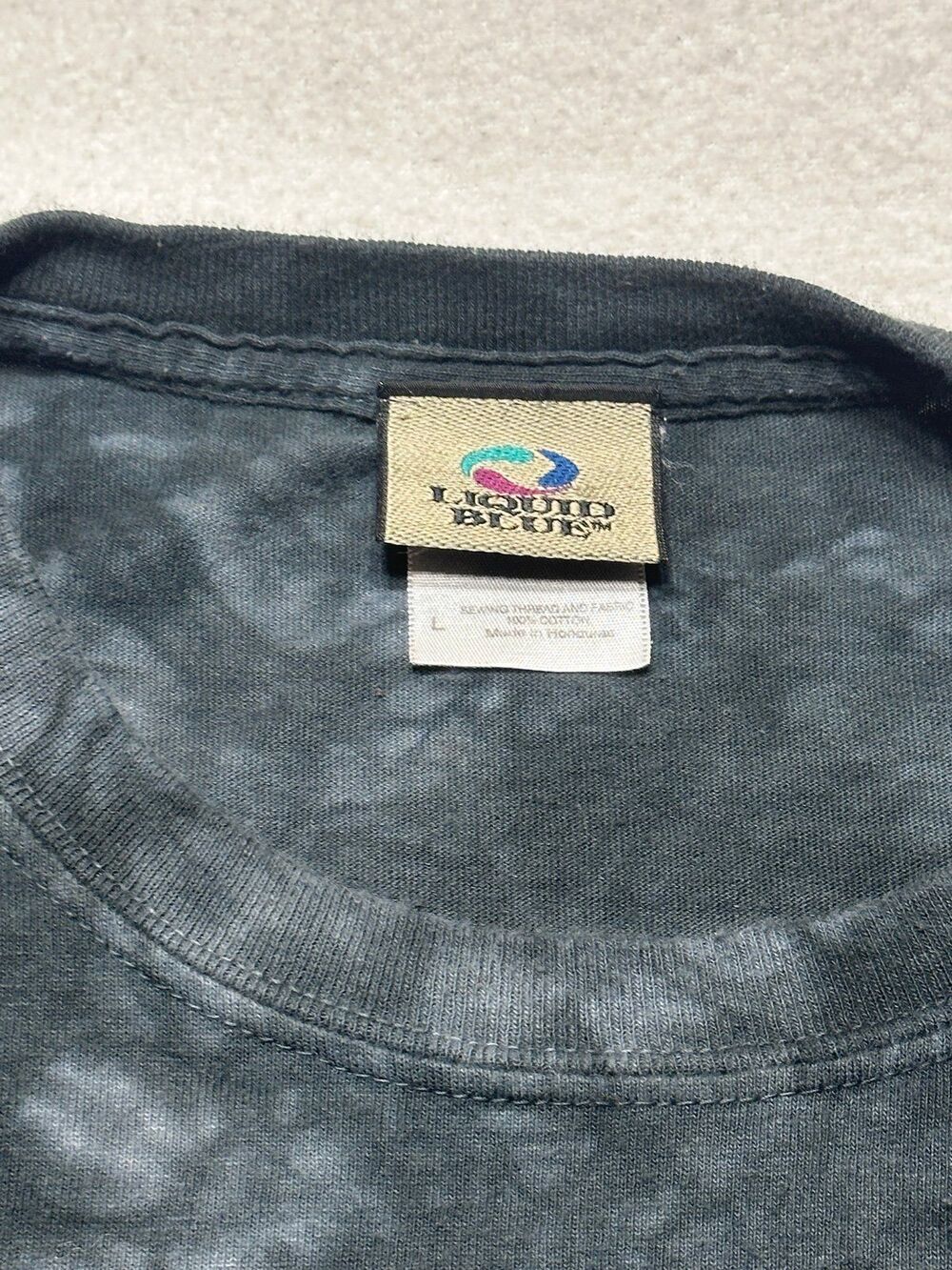 Grateful Dead Liquid Blue Shirt Mens Large May Be Dyed - Picture 5 of 11